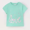 Blukids T-shirt in jersey di puro cotone bambina- T-shirt