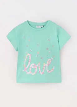 Blukids T-shirt in jersey di puro cotone bambina- T-shirt