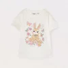 Blukids T-shirt in jersey di puro cotone bambina- T-shirt