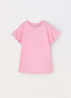 Blukids T-shirt in jersey di puro cotone bambina- T-shirt