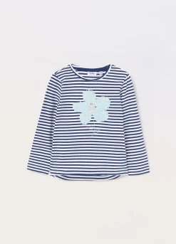 Blukids T-shirt in jersey di puro cotone bambina- T-shirt