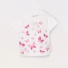 Blukids T-shirt in jersey di puro cotone bambina- T-shirt