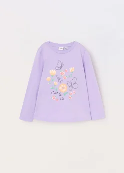 Blukids T-shirt in jersey di puro cotone bambina- T-shirt