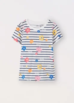 Blukids T-shirt in jersey di puro cotone bambina- T-shirt
