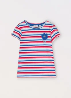 Blukids T-shirt in jersey di puro cotone bambina- T-shirt