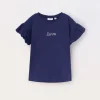 Blukids T-shirt in jersey di puro cotone bambina- T-shirt
