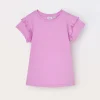 Blukids T-shirt in jersey di puro cotone bambina- T-shirt