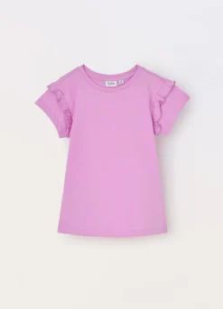 Blukids T-shirt in jersey di puro cotone bambina- T-shirt