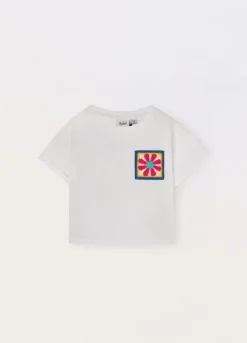 Blukids T-shirt in jersey di puro cotone ragazza- T-shirt