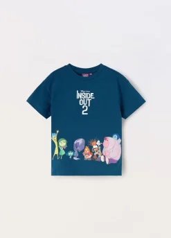 Blukids T-shirt in jersey di puro cotone bambino Inside Out-Bambino T-shirt