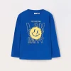 Blukids T-shirt in jersey di puro cotone bambino-Bambino T-shirt
