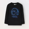 Blukids T-shirt in jersey di puro cotone bambino-Bambino T-shirt