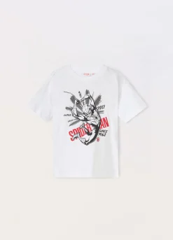 Blukids T-shirt in jersey di puro cotone bambino-Bambino T-shirt