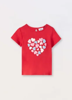 Blukids T-shirt in jersey di puro cotone neonata- T-shirt