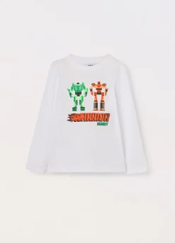 Blukids T-shirt in jersey di puro cotone bambino-Bambino T-shirt