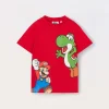 Blukids T-shirt in jersey di puro cotone bambino-Bambino T-shirt