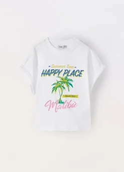 Blukids T-shirt in jersey di puro cotone ragazza- T-shirt