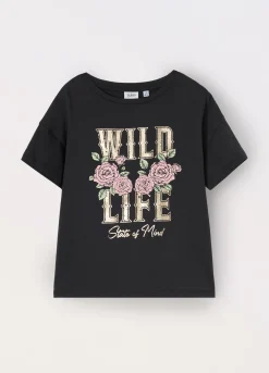 Blukids T-shirt in jersey di puro cotone ragazza- T-shirt