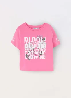 Blukids T-shirt in jersey di puro cotone ragazza- T-shirt