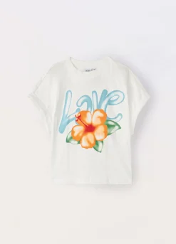Blukids T-shirt in jersey di puro cotone ragazza- T-shirt