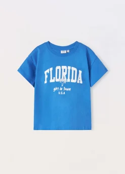 Blukids T-shirt in jersey di puro cotone ragazza- T-shirt