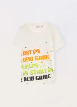 Blukids T-shirt in jersey di puro cotone ragazzo- T-shirt