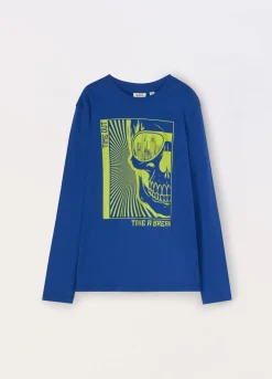 Blukids T-shirt in jersey di puro cotone ragazzo- T-shirt