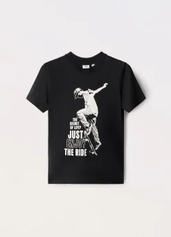 Blukids T-shirt in jersey di puro cotone ragazzo- T-shirt
