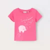 Blukids T-shirt in jersey di puro cotone neonata- T-shirt
