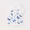Blukids T-shirt in jersey di puro cotone bambina- T-shirt