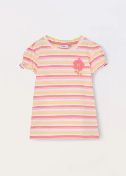 Blukids T-shirt in jersey di puro cotone bambina- T-shirt