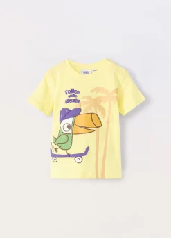 Blukids T-shirt in jersey di puro cotone neonato- T-shirt