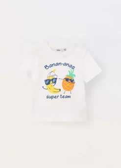 Blukids T-shirt in jersey di puro cotone neonato- T-shirt