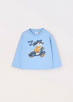 Blukids T-shirt in jersey di puro cotone neonato- T-shirt