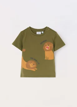 Blukids T-shirt in jersey di puro cotone neonato- T-shirt