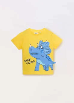 Blukids T-shirt in jersey di puro cotone neonato- T-shirt