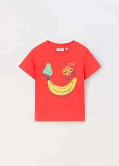 Blukids T-shirt in jersey di puro cotone neonato- T-shirt