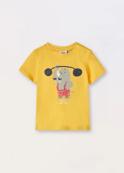 Blukids T-shirt in jersey di puro cotone neonato- T-shirt