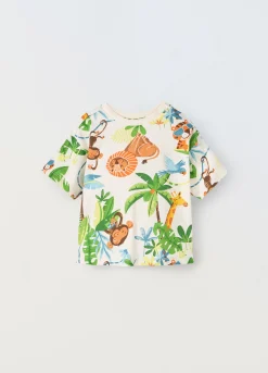 Blukids T-shirt in jersey di puro cotone neonato- T-shirt
