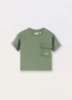 Blukids T-shirt in jersey di puro cotone neonato- T-shirt