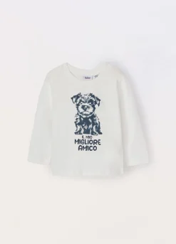 Blukids T-shirt in jersey di puro cotone neonato- T-shirt
