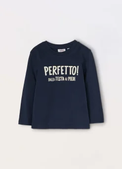 Blukids T-shirt in jersey di puro cotone neonato- T-shirt