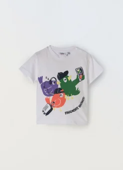 Blukids T-shirt in jersey di puro cotone neonato- T-shirt