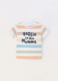 Blukids T-shirt in jersey di puro cotone neonato- T-shirt