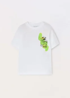 Blukids T-shirt in jersey di puro cotone bambino-Bambino T-shirt