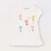 Blukids T-shirt in jersey di puro cotone bambina- T-shirt