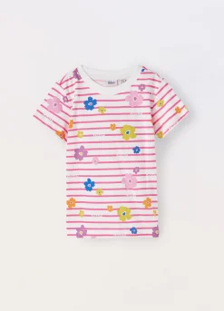 Blukids T-shirt in jersey di puro cotone bambina- T-shirt