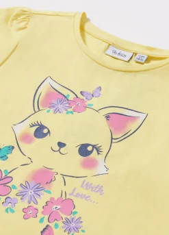 Blukids T-shirt in jersey di puro cotone bambina- T-shirt