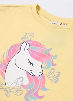 Blukids T-shirt in jersey di puro cotone bambina- T-shirt