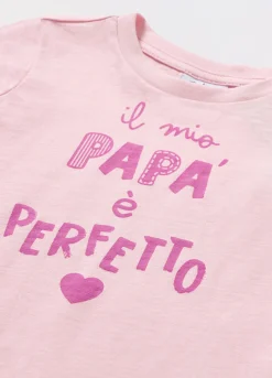 Blukids T-shirt in jersey di puro cotone neonata- T-shirt